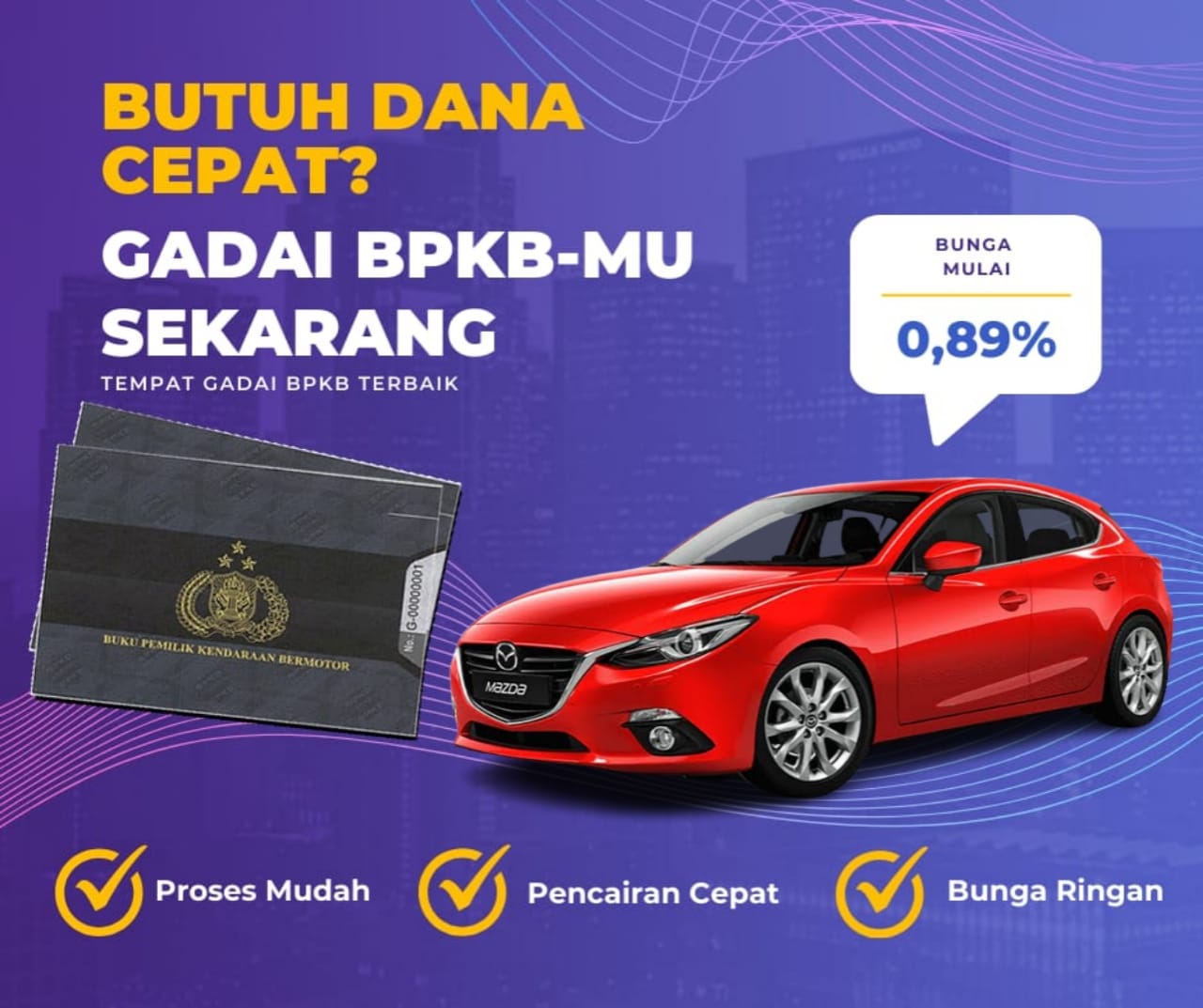 Kredit Jaminan Bpkb Mobil Mazda 3 Dapat Dana Berapa? Seperti Ini Simulasinya